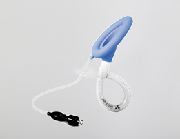 Disposable reinforced silicone laryngeal mask